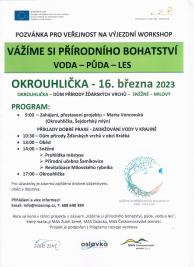 Pozvánka pro veřejnost na výjezdní workshop - Žďárské vrchy - VÁŽÍME SI PŘÍRODNÍHO BOHATSTVÍ